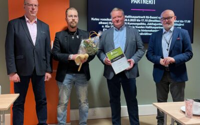 Pro-Tot Oy palkittiin Koivunuija-tunnustuksella menestyksekkäästä hallitustyöstä